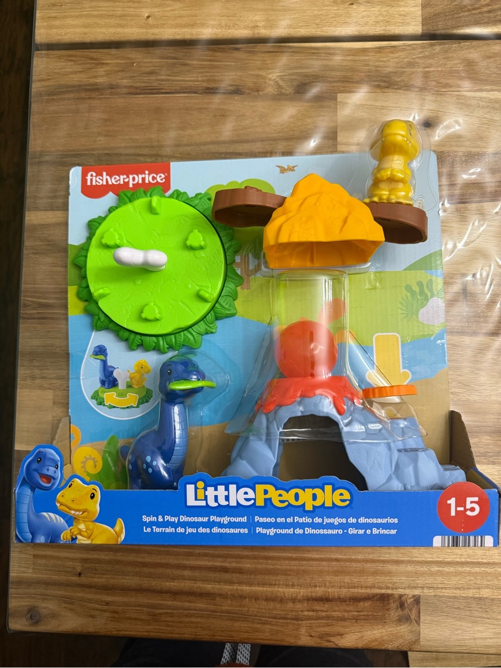 Fisher-Price Little People Spin & Play Dinosaur Playground - Multicolor